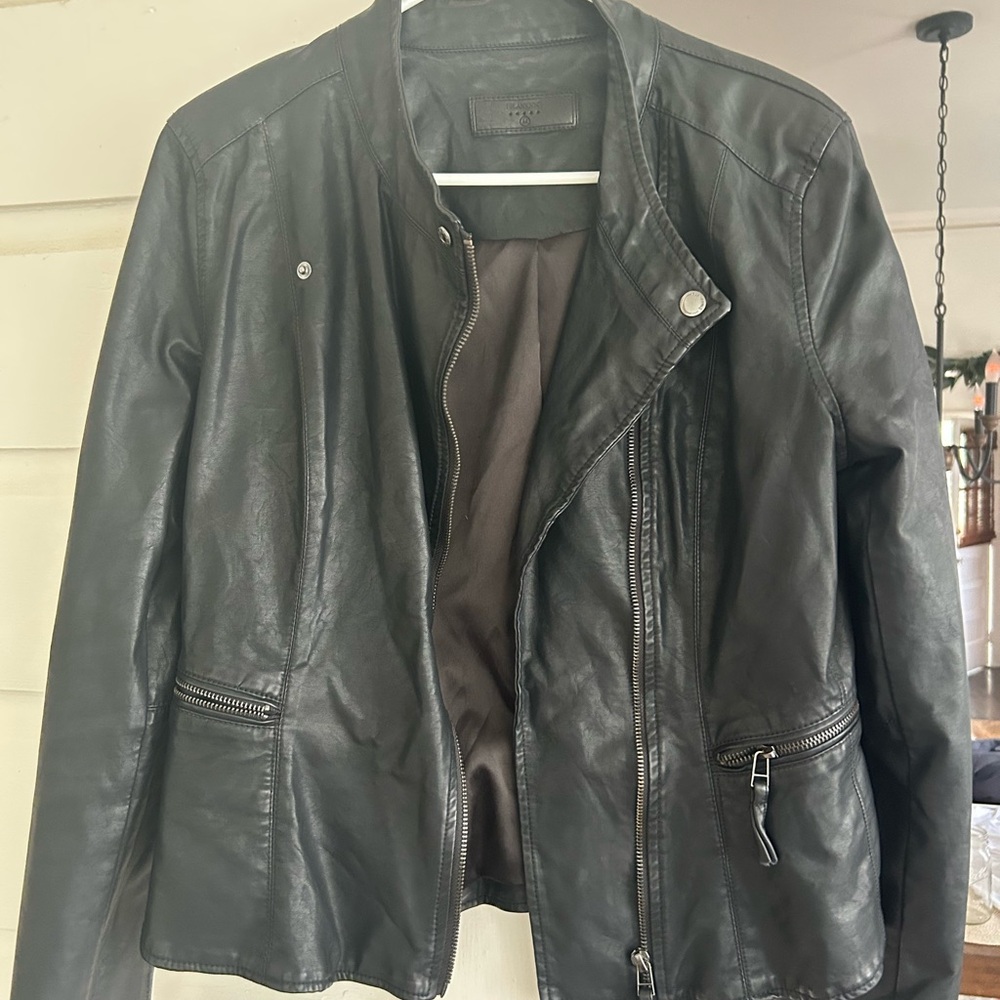 Blank NYC Faux Leather Moto Jacket